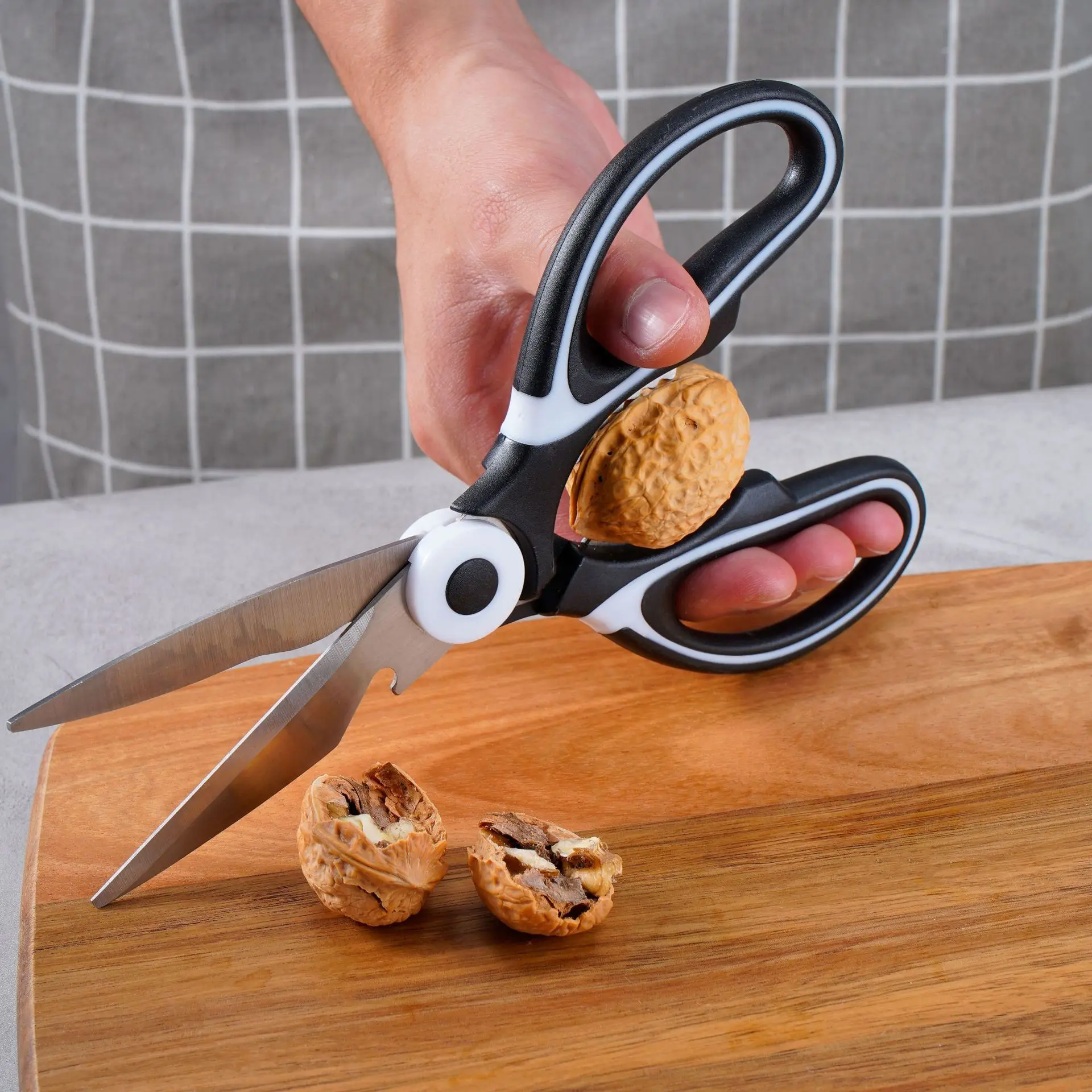 Low Price Good Quality Stainless Steel multi Functional Kitchen Scissors