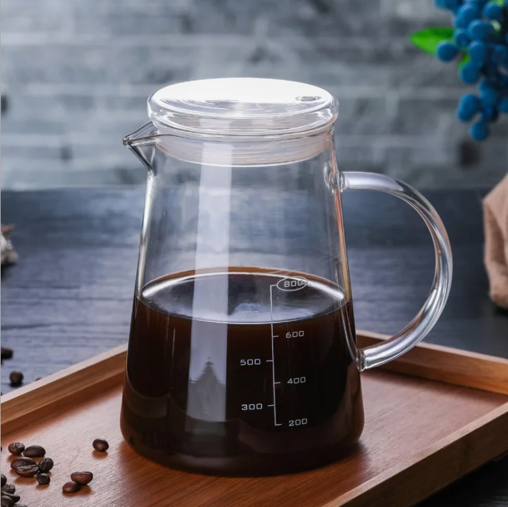 Glass Coffee Pot Borosilicate Classic Glass Coffee Carafe Pot