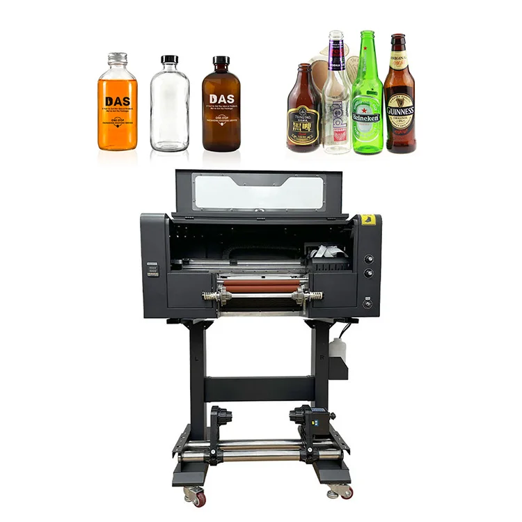 Best A1 Roll Crystal DTF PET Film LED Inkjet Uv Ink Printer for 3D Phone Case With Epson Xp600 Printhead