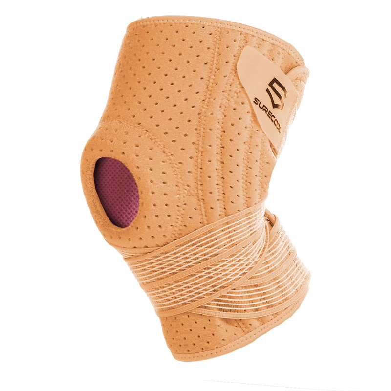 Comfortable Knee Brace With Adjustable Straps Sports Knee Brace Stabilizers for Meniscus Knee Pain