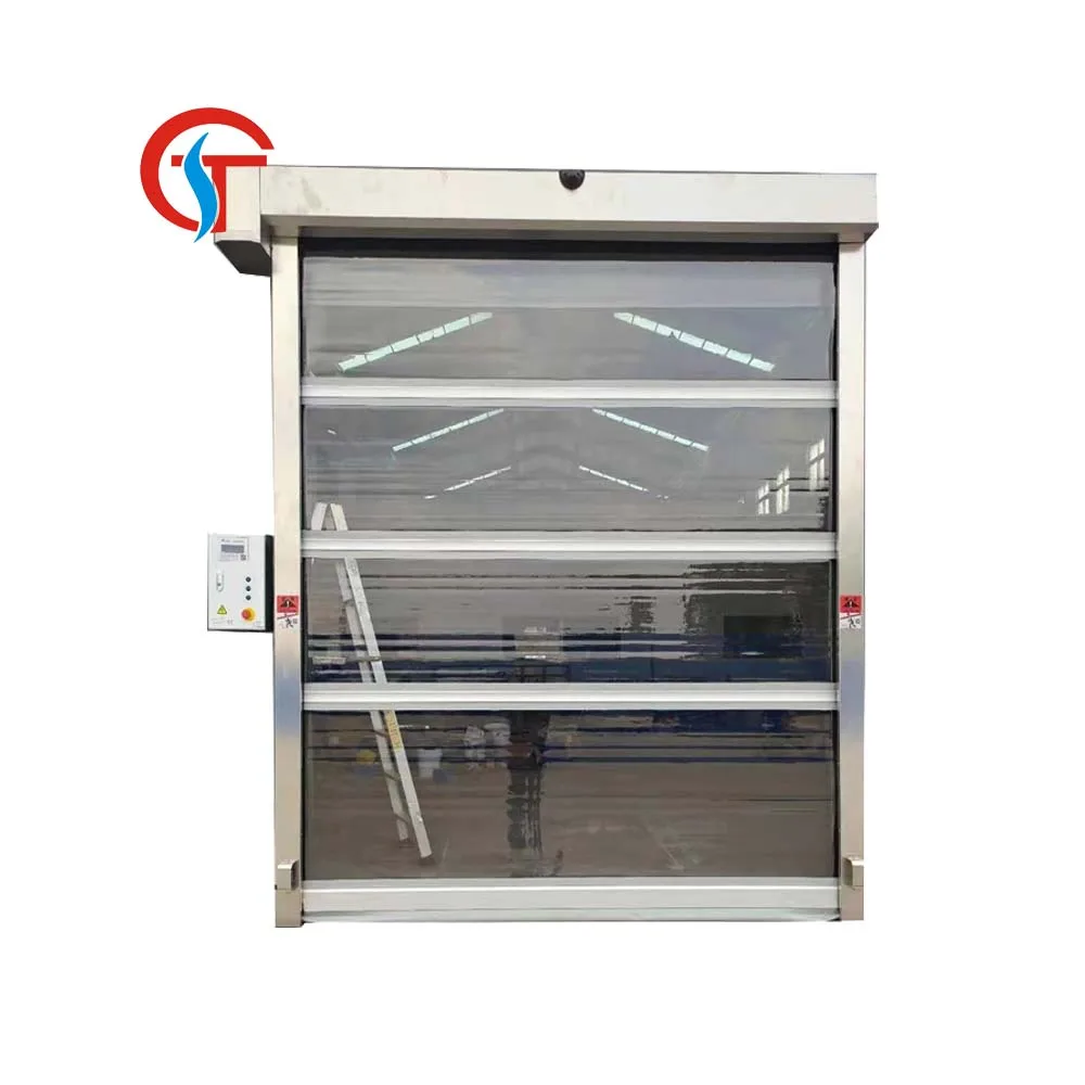 Shuotian Factory Direct Automatic Plastic High Speed Fabric Rapid Rolling Doors For Factory Warehouse Workshop