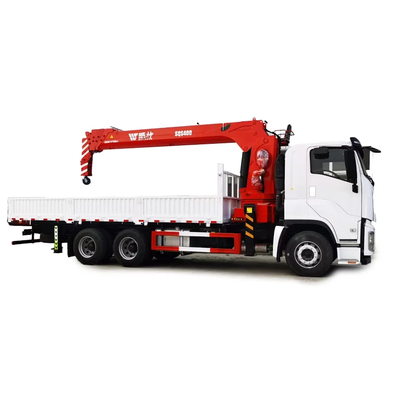 New Style Isuzu 6*4 10 Ton 16 Ton 5 Section Arm Cranes Truck Hydraulic Telescopic Boom Truck Mounted Crane