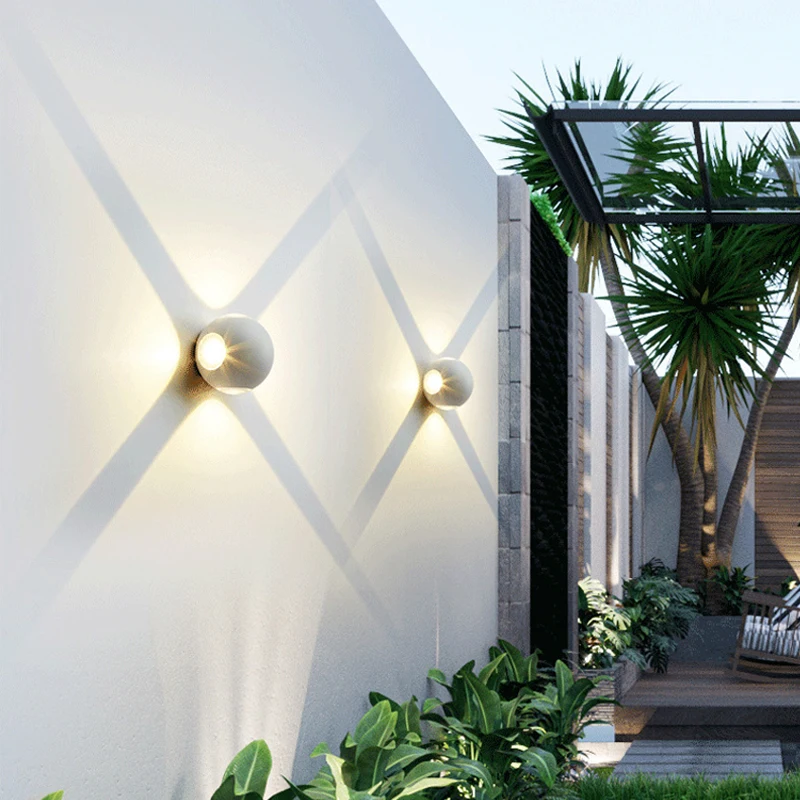 Up and down wall lamp 6W Waterproof Outdoor Garden Porch sconce lighting cheap price high quality outdoor lamp