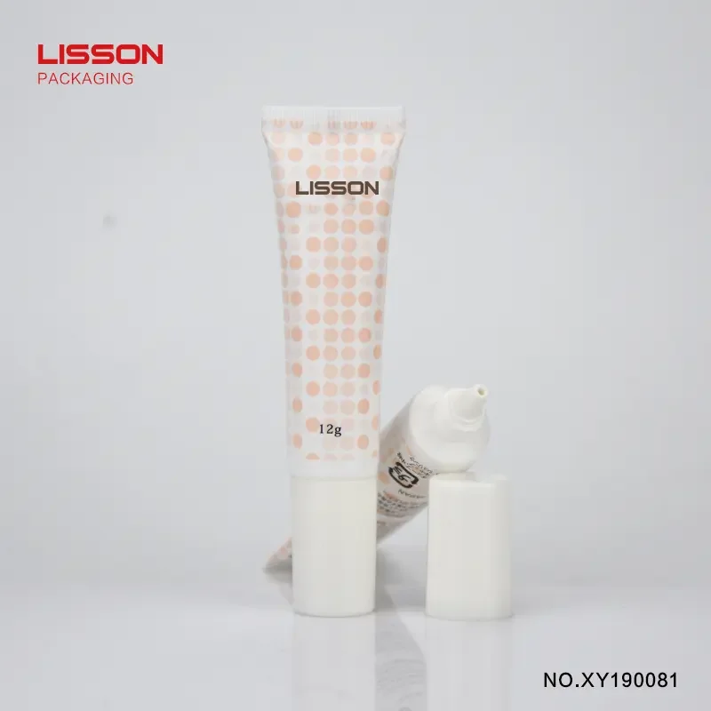 Competitive Price Eco Friendly Empty Plastic Cosmetic Cream Skincare Packaging Soft Tube Cosmetic With Nozzle