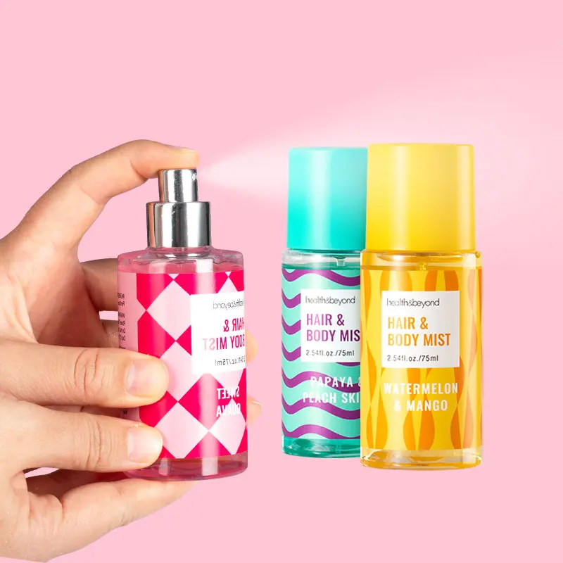 Festival custom outsourcing design 75ml perfume 3-piece gift box set