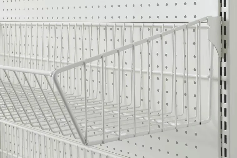 High Quality Gondola Shelving Parts Wire Basket For Supermarket Shelves