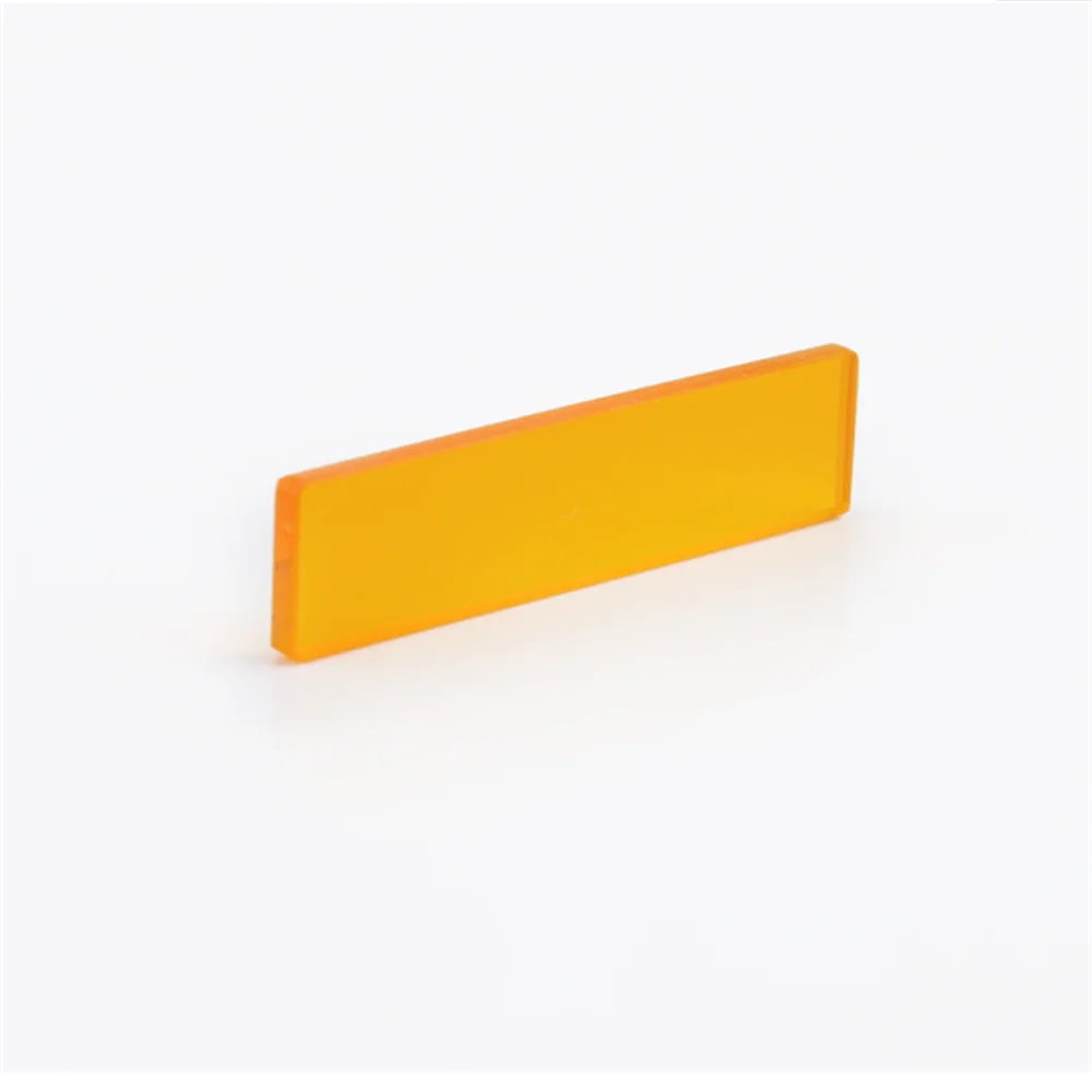 Promotion Price Optical yellow Orange glass long pass filter CB535 optical filter