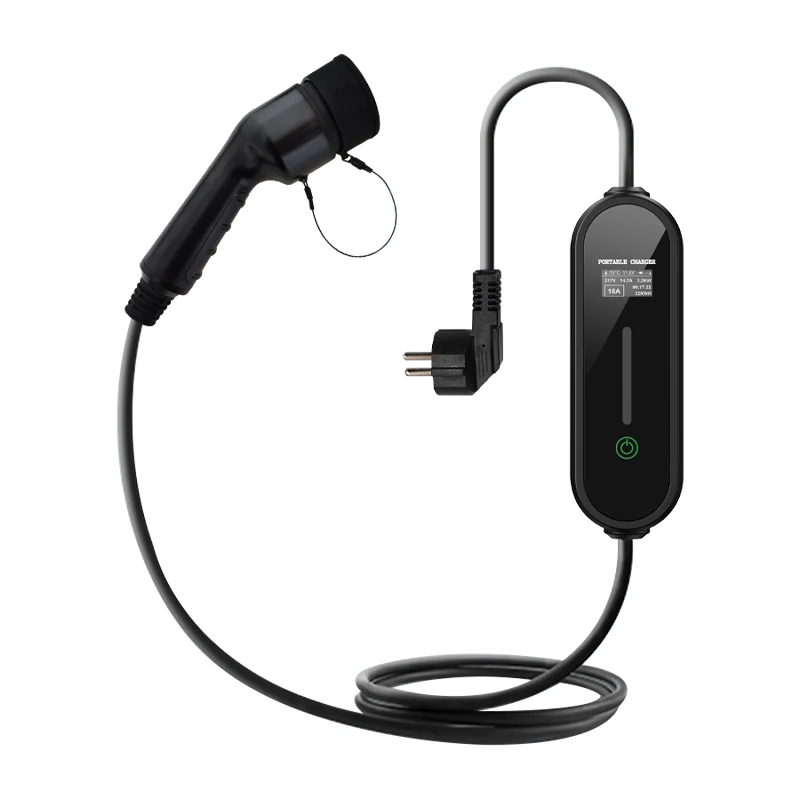 ZR-EUO02-2 Type 2 electric car Charging AC230V 16A 3.5KW with 5m cable line home portable new energy vehicle charging