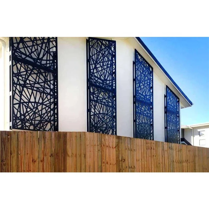 Decorative Laser Cut Metal Screen Building Wall Facade Panel