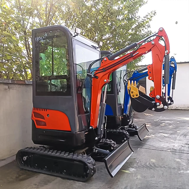 Free Shipping Mini Excavator 2 Ton EPA Small cabin 3 Ton 2 Ton Digger Machine Farm Construction Mini Crawler Excavator