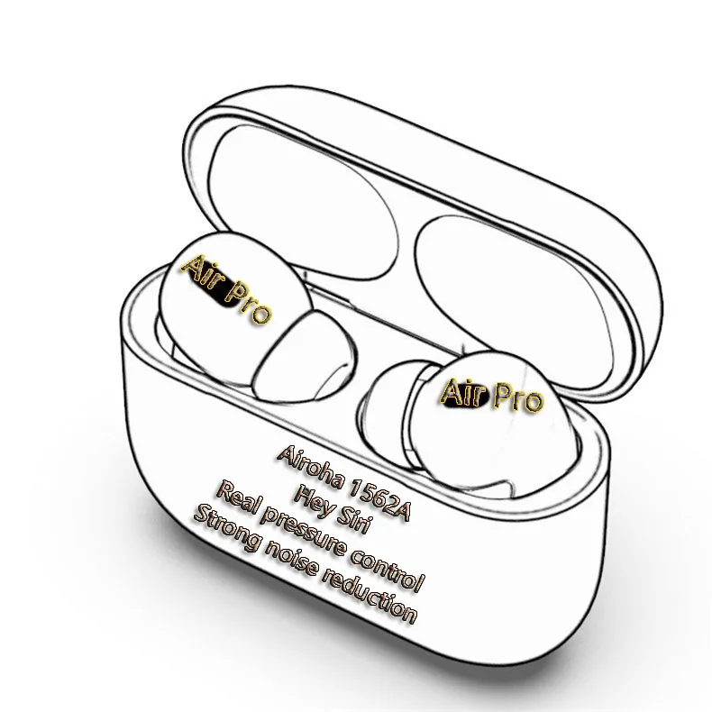 Arpods pro 3 Noise reduction ANC Air pro Tws Airoha 1562A chip earphones spatial audio pods pro 3