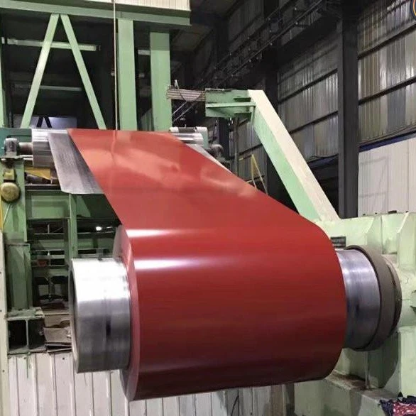 26 Gauge RAL Color Coated Aluzinc Steel Prepainted Galvalume Steel Coil PPGL Metal Roll