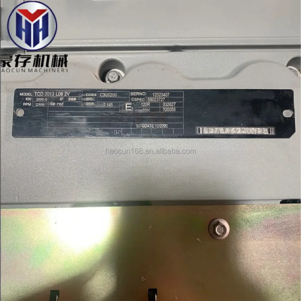 High quality Original Brand New TCD2013L04 Engine Assembly for Excavator Engine TCD2013 Motor for Deutz Engine Assembly
