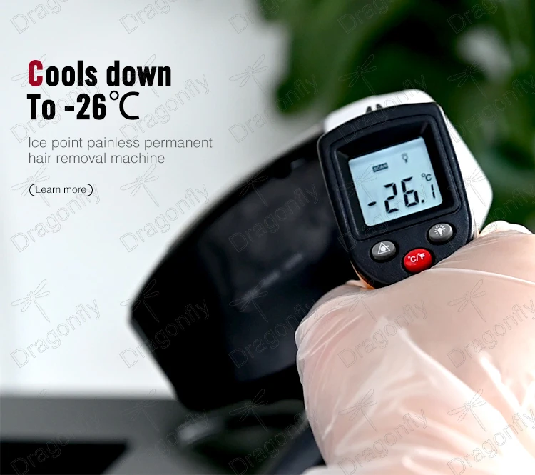 Permanent hair removal laser ice 4k screen 808nm diode laser hair removal Life time maintenance machine