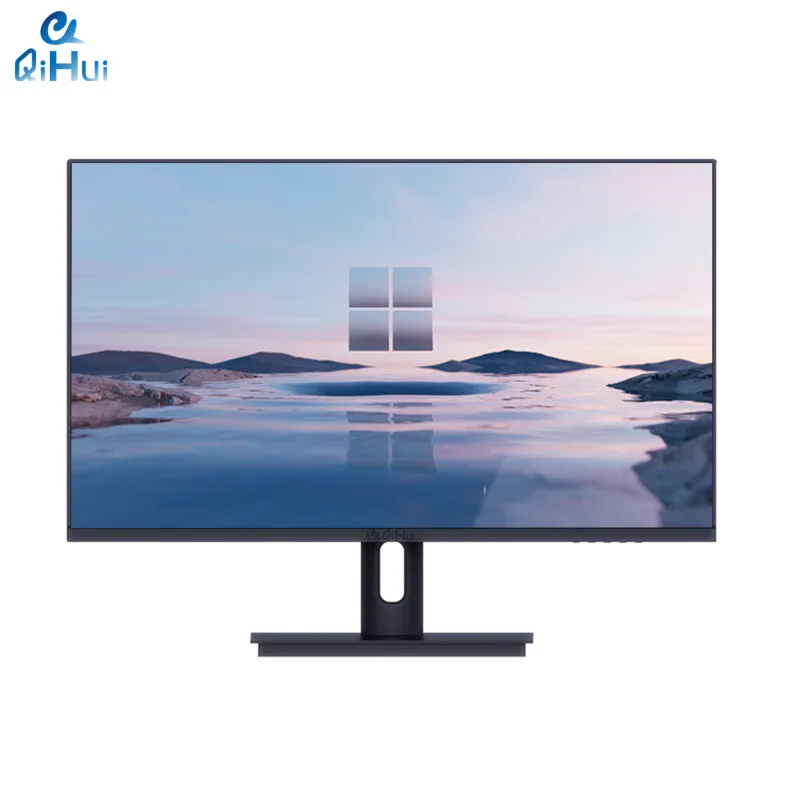 Qihui 24.5 Inch Ips Lcd Monitor Ultra-Thin Bezels 1ms 1080p Gaming Monitor 75 Hz Refresh Rate Vga Displayport