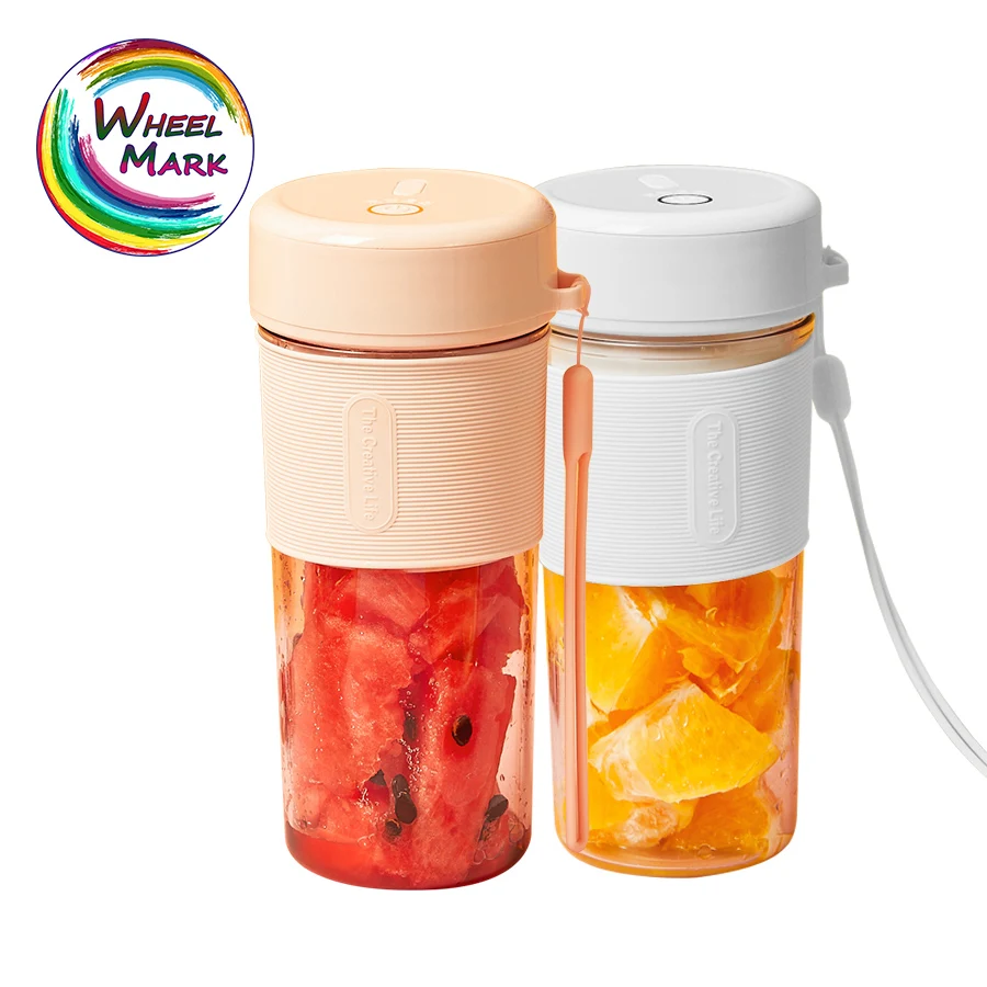 214 Magnetic Wireless Charging Portable Waterproof Blender Mini Fruit Juicer Extractor Blender For Mixing Shaking Smoothing