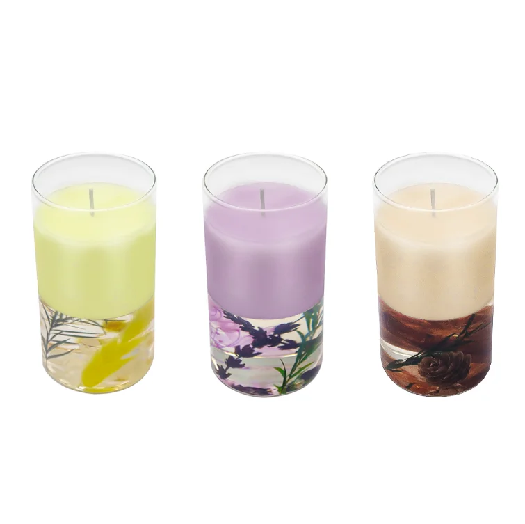 Lavender 130G/4.58oz scented botanical candle dried flower luxurious candles Private Label aromatherapy for mothers day gift