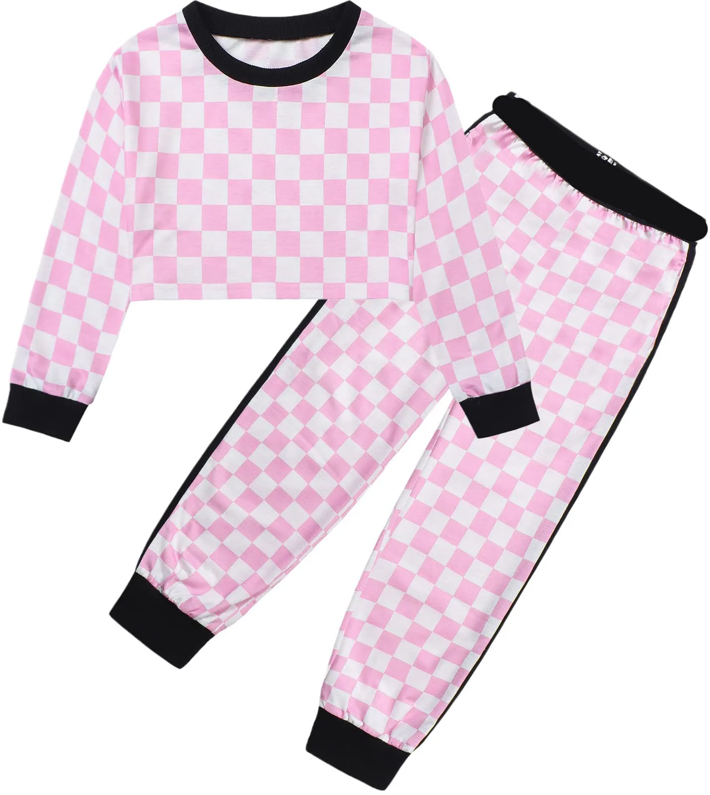 Kids 10 Years Girls Tie Dye Clothes 2 Pieces Crop Tops + Pants Set 18 Months - 14 Years Children