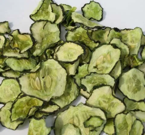 2021 Air Dried Dehydrated cucumber Flakes New Produced Pollution-free environmentally friendly and natural