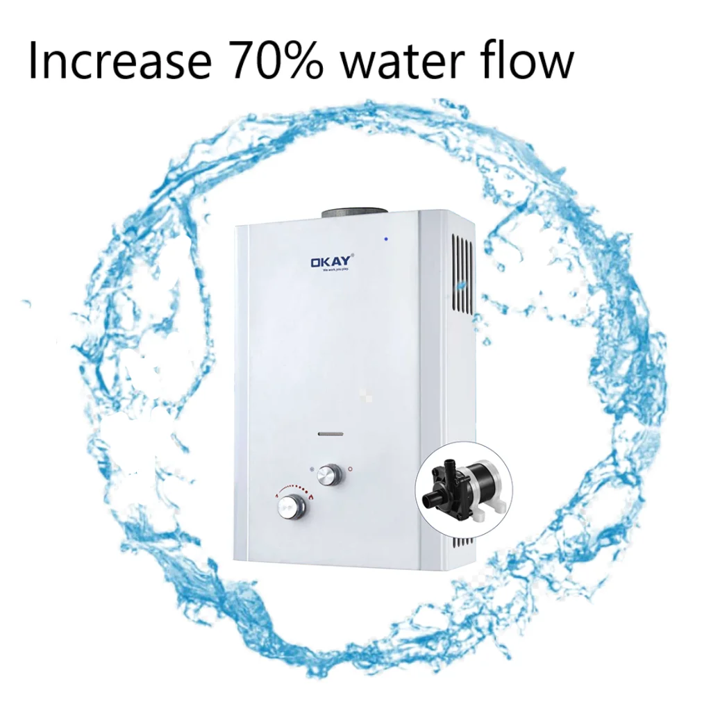 Factory Sale 5 Kw diesel water heater Smart increase Pressure Switch  Shower Water Heater 12v car Gas Lpg boiler water heater