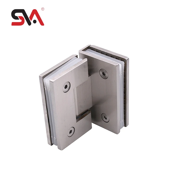 SVA-205 SUS304 Stainless Steel Glass Hardware 8-12mm Tempered Glass Partition Frameless Glass Door Pivot Screen Shower Hinge