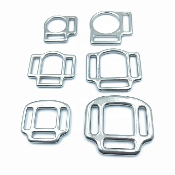 Stainless steel 2 or 3 loop square horse halter buckle bridle buckle