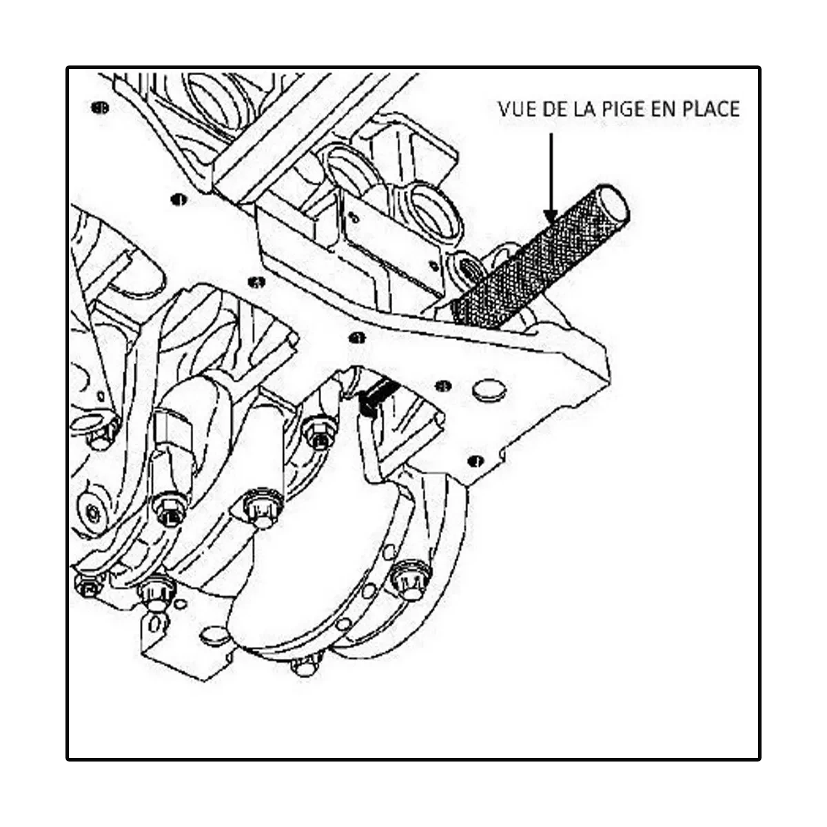 3 Pcs Engine Crank Cam Timing Locking Pin Tool Set for Benz Renault Suzuki Nissan Dacia 1.5 1.9 DCi