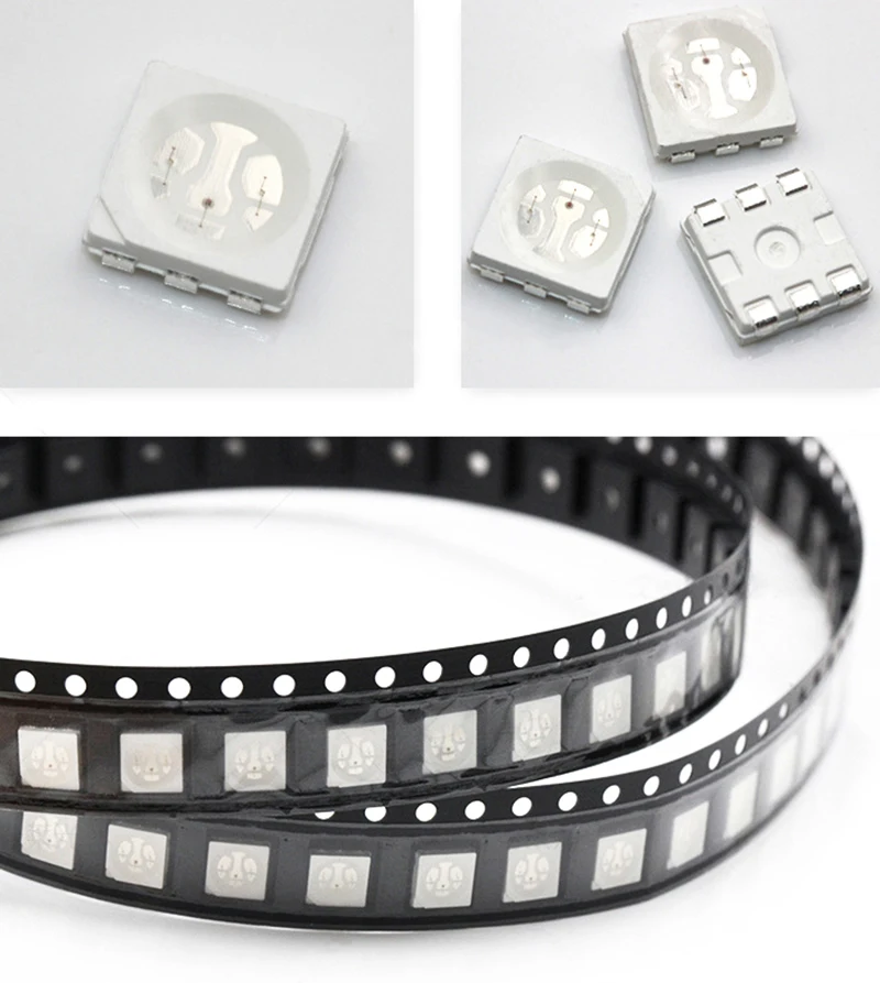 CHINA Factory 0.2W 5050 led diode Red Green Blue White RGB RGBW Addressable WS2812B rgb 5050 smd led datasheet