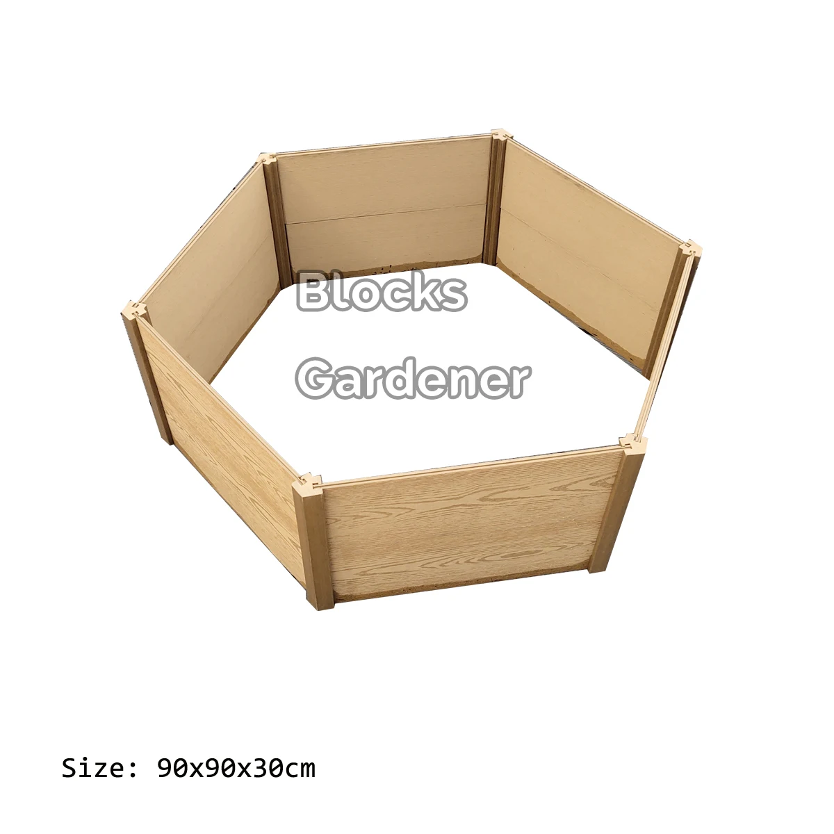 Wood plastic composite wholesale raised bed vegetable flower garden