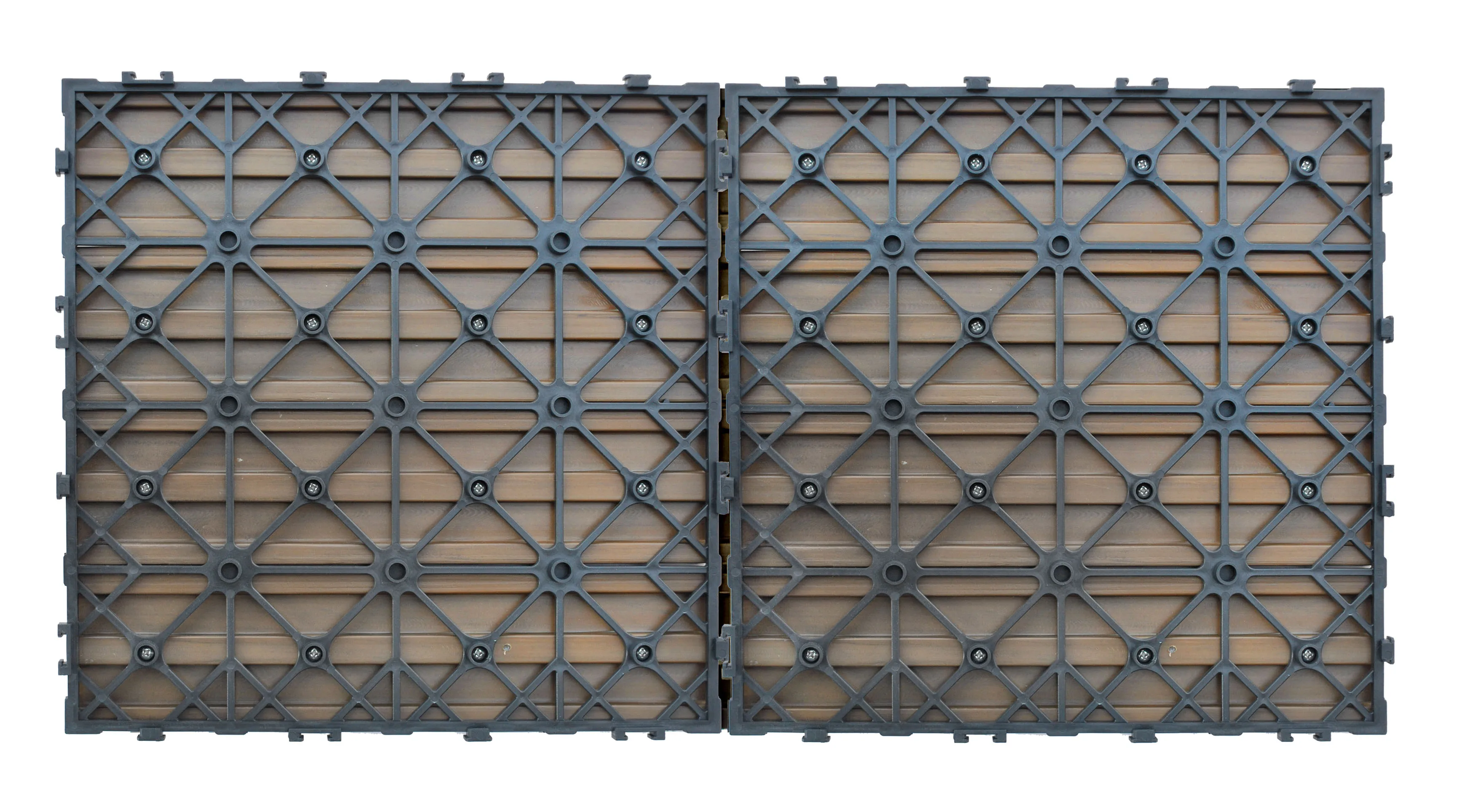 Co-extrusion extruded  600*300MM  Composite  decking  interlocking tiles wpc decking tile wpc tile  for outdoor  terrace