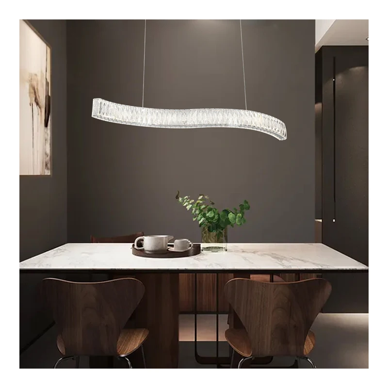 Modern Arc Office Hanging Light Moroccan Pendant Light Stainless Steel Led Chandelier