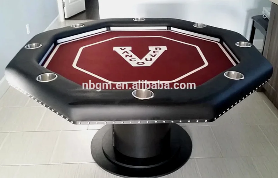 52  Inch 130 cm  diameter  round table Poker Table With Iron  Leg  Poker table
