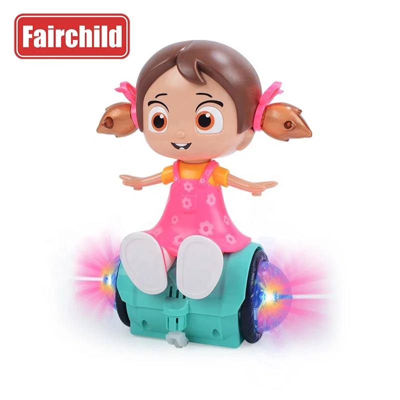 Rotation Dancing Girl Toy Musical Toys Electric Doll Tiktok Hot Selling with Light and Music