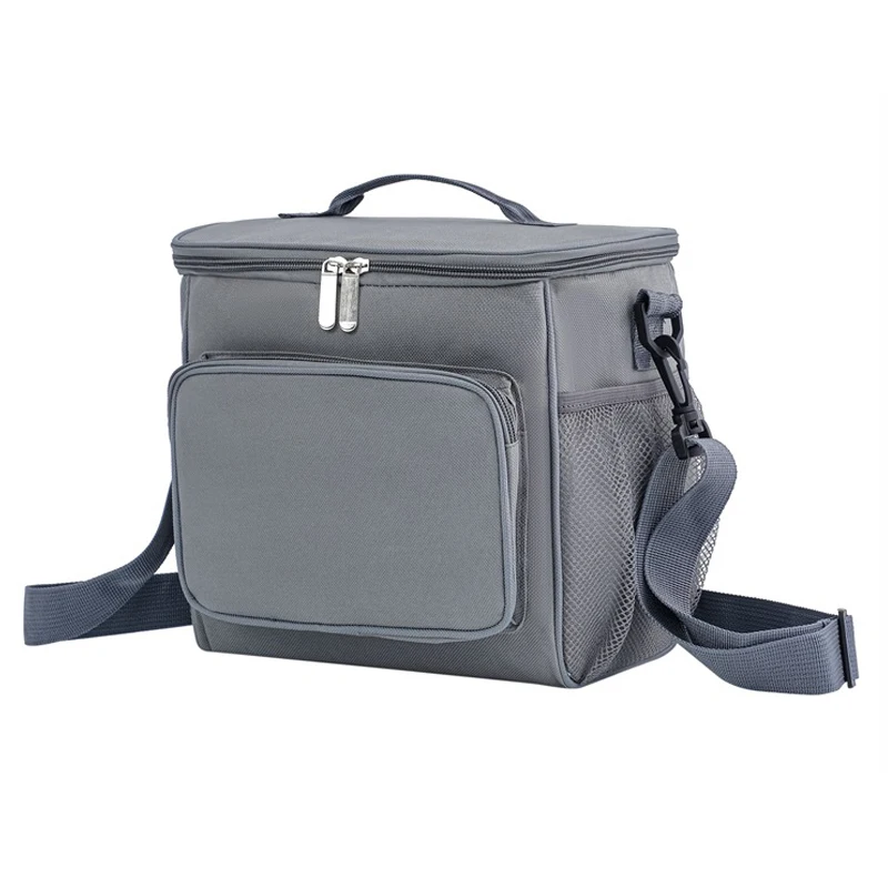 portable fresh-keeping and heat preservation bag oxford cloth single shoulder lunch bag custom size and color cooler bag