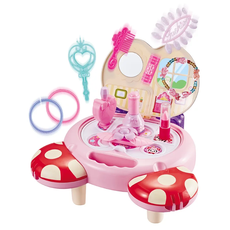 Cosmetic Suitcase Make Up Toys Girls Toys Beauty Set Makeup Kid Beauty Salon Toy