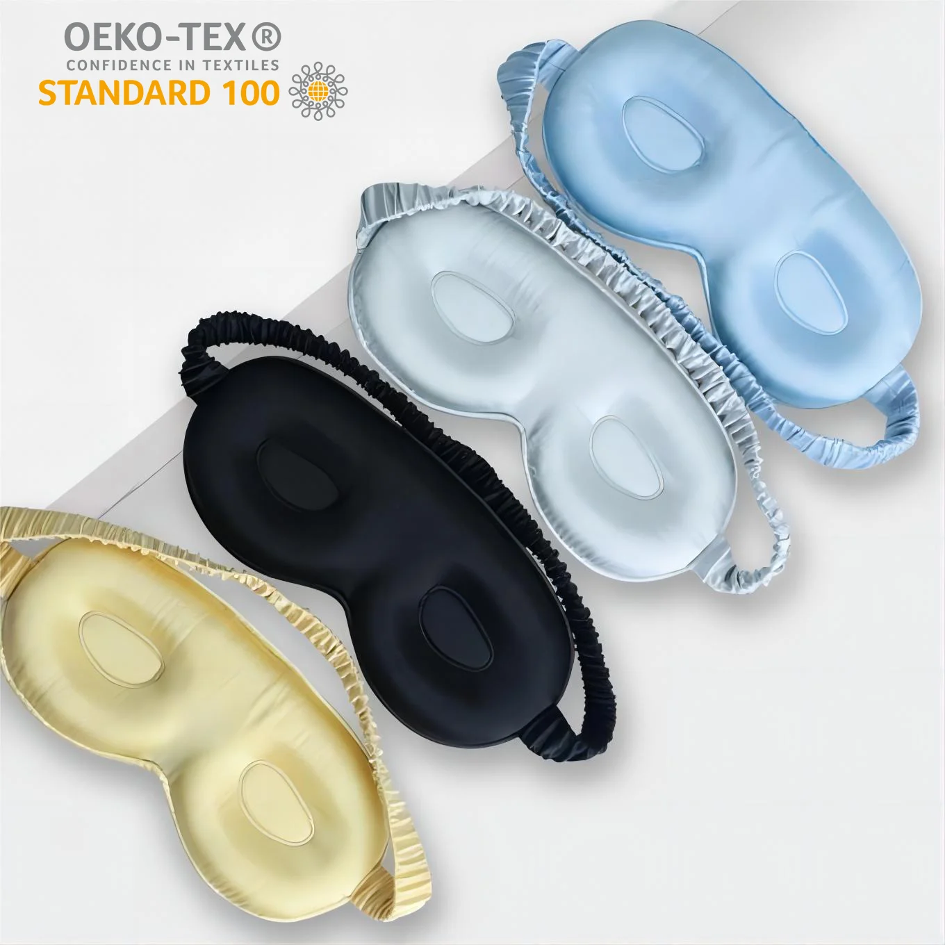 TEX-100 шелковая 3D-маска для глаз 19 мм