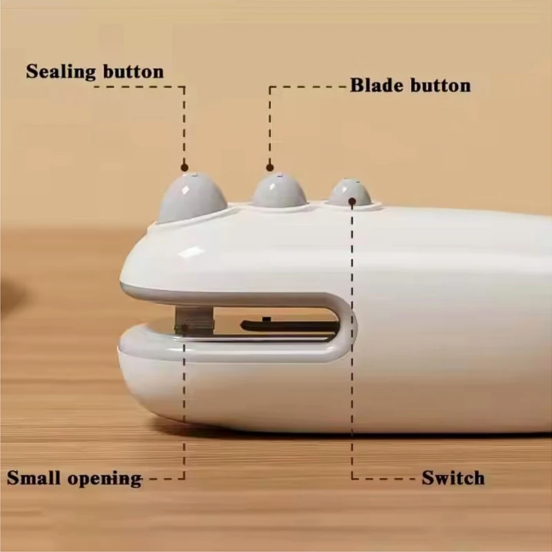 Portable Electric Plastic Seal Packing Machine Handheld Food Packaging Sealer for Household Use kitchen Portable mini sealing