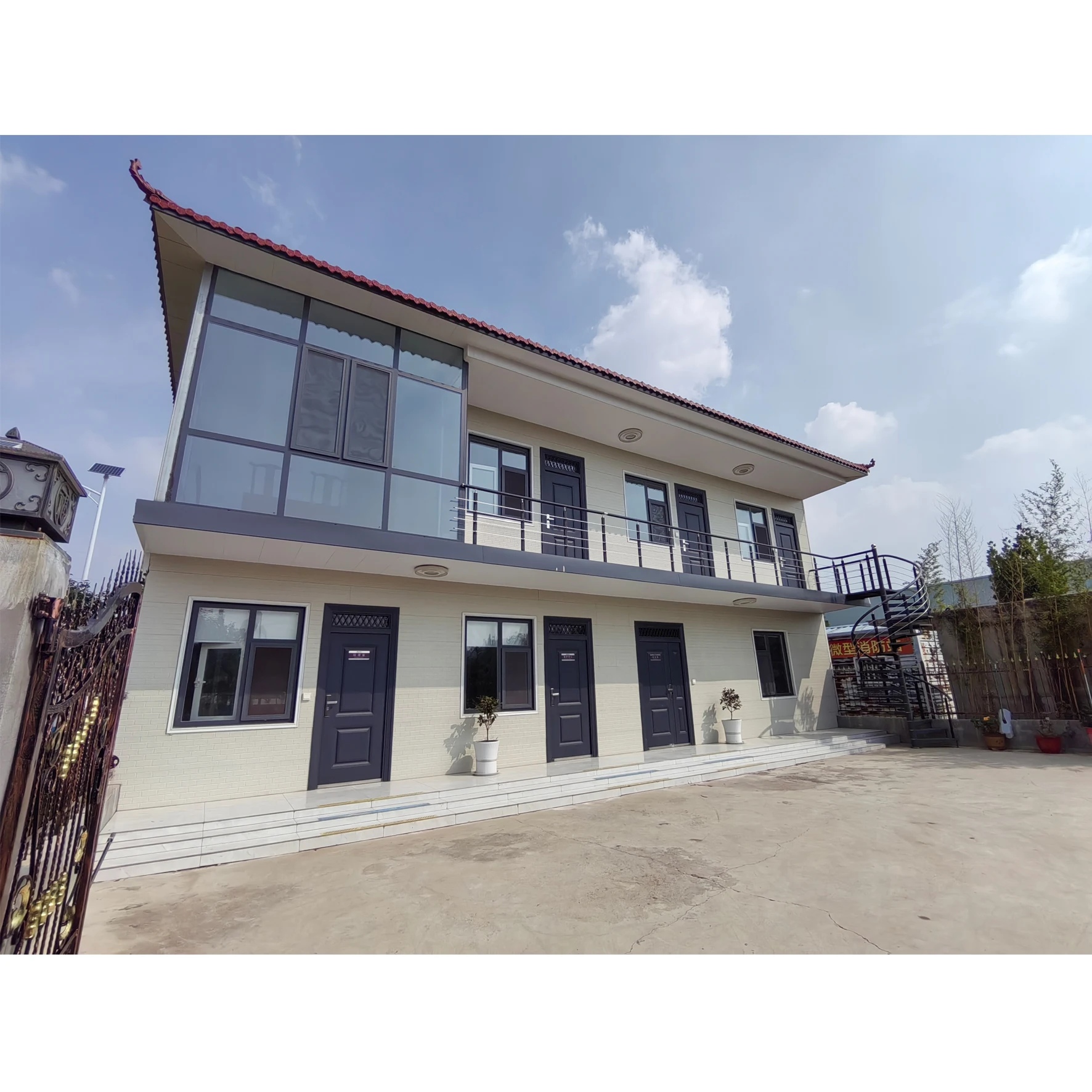 Широко используемый высококачественный гостевой дом оптовая продажа Вилла со стальным покрытием