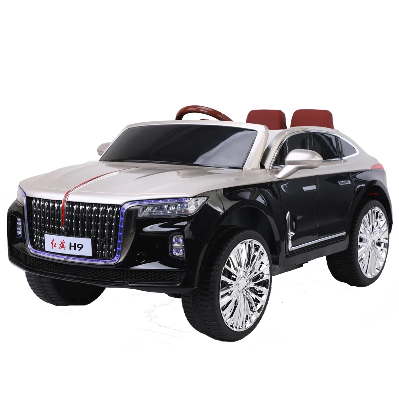 2021 China Red Flag licensed Hong Qi H9 12v four-wheel suspension kids ride on car electric with Licensed kids ride on car
