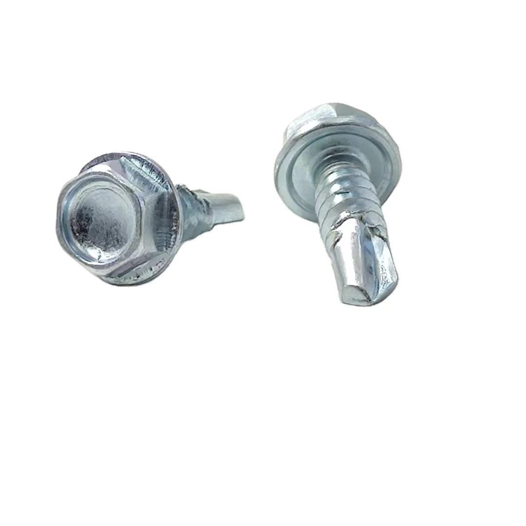 Factory Supply Carbon Steel galvanized self drilling screws 35mm hex head self drilling screw