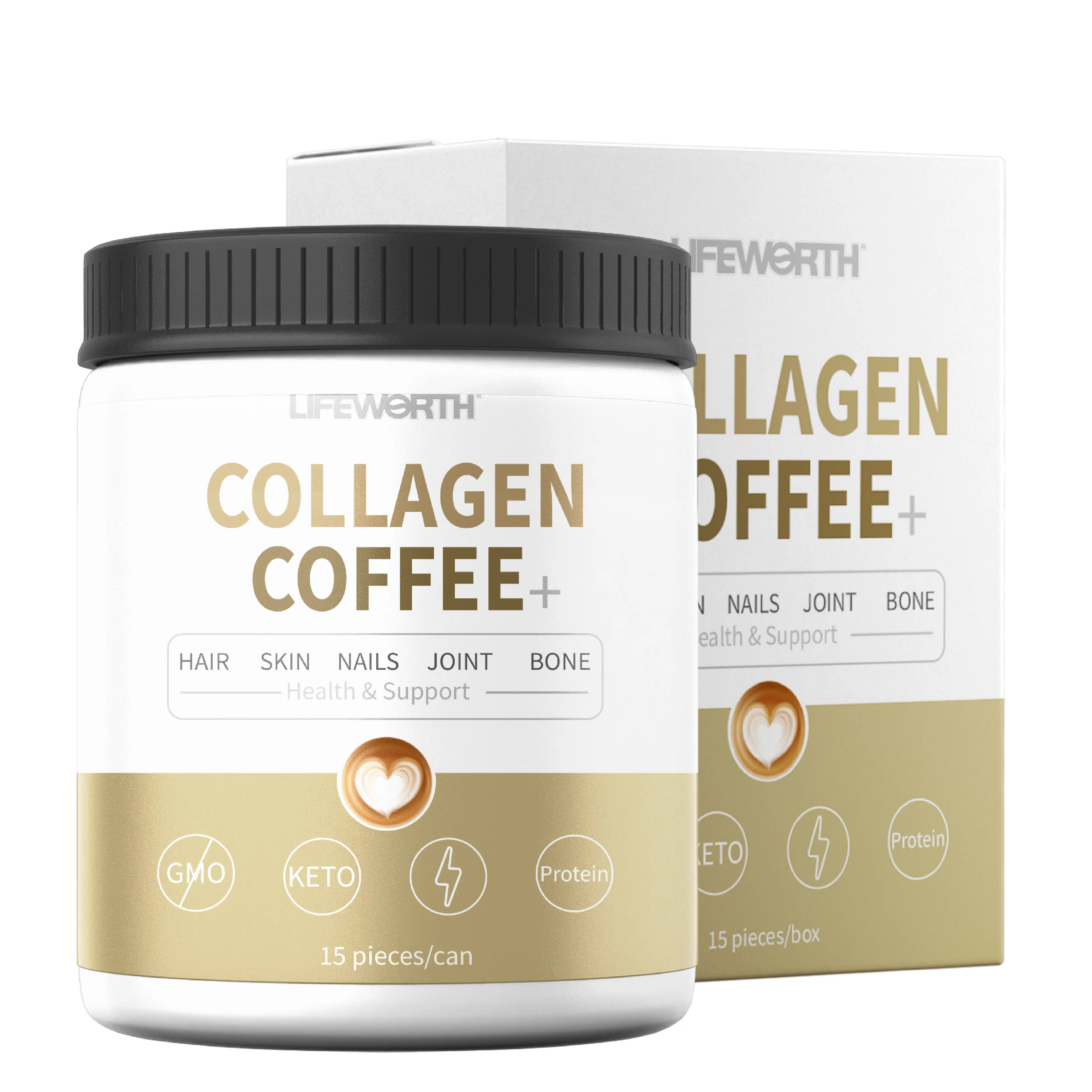 lifeworth wholesale weight loss instant coffee collagen powder