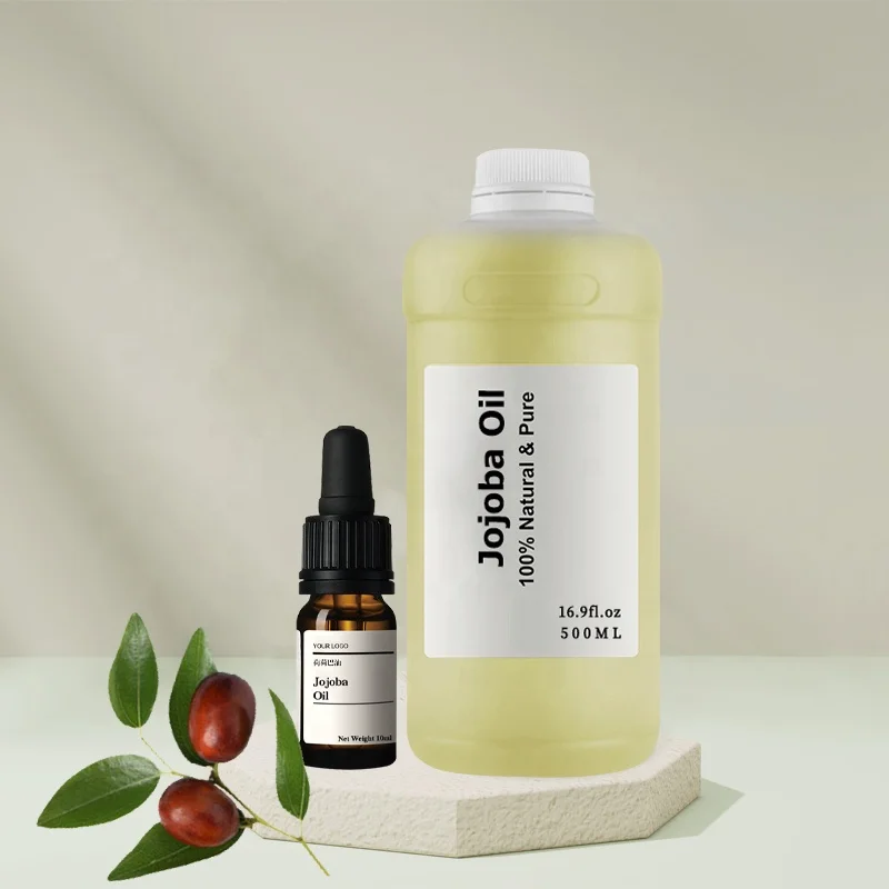 Organic 100% Pure Natural Manufacturing Jojoba Oil Base Oil for Hair Growth