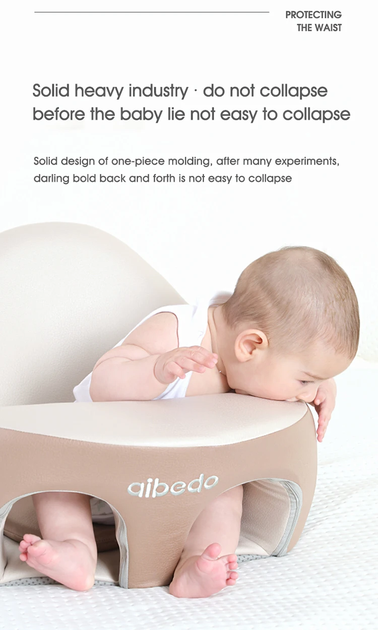 Infant Support Seat Plush Soft Animal Baby Sitting Chair  Shaped Portable Baby Sofa Comfortable for Newborn 3-16 months