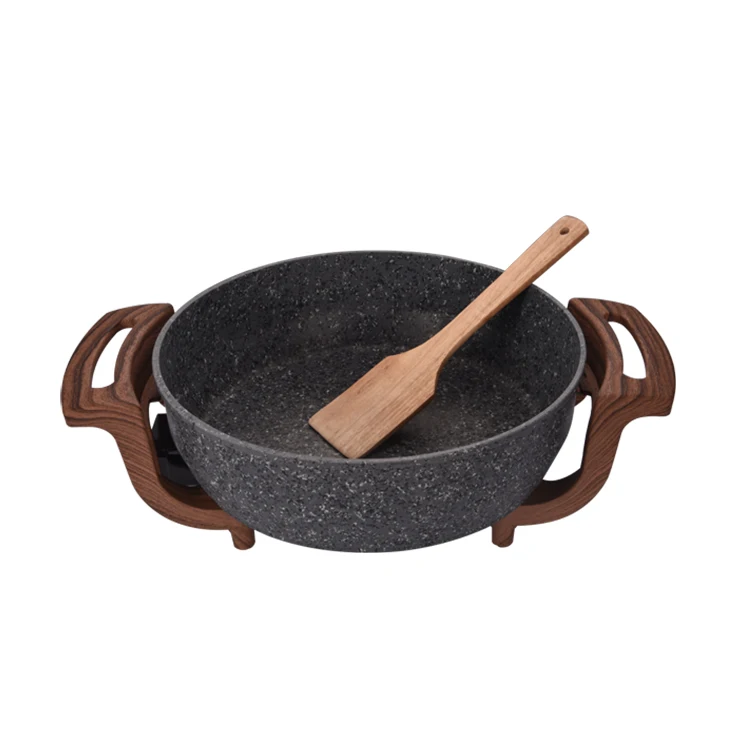 Round Marble Perfect Multifunction 32cm Electric Pizza Pan