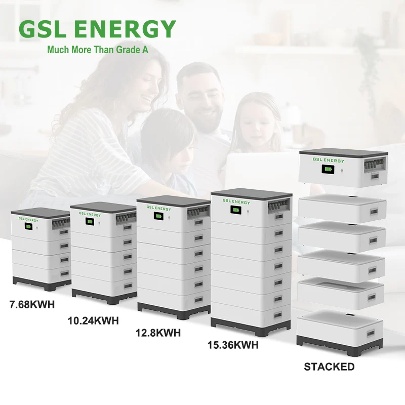 GSL ENERGY High Voltage 50ah Lithium Solar Battery 153.6V 204.8V 256V 307.2V 358.4V 409.6V Lithium Ion Battery Rack Lifepo4 Batt