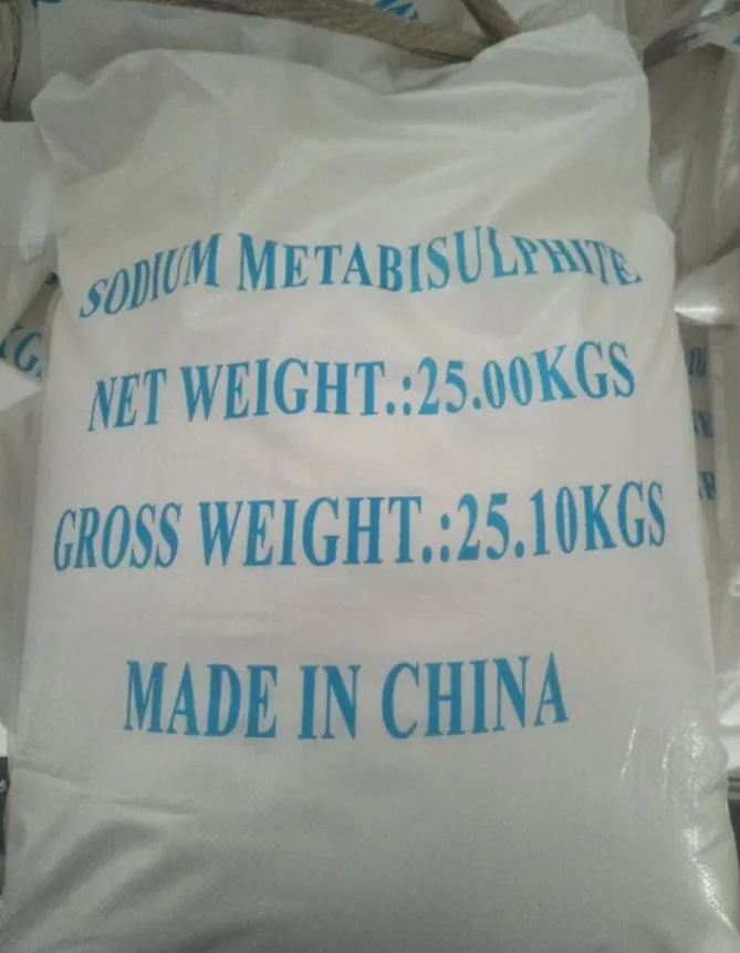 
Manufacturer metabisulfite sodium food grade/Industrial grade CAS 7681-57-4 