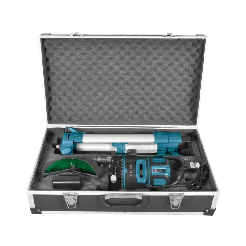 High-End Corrosion-Resistant Plastic and Iron Laser Level Long-Life DIY Grade with Green Light Battery-Powered