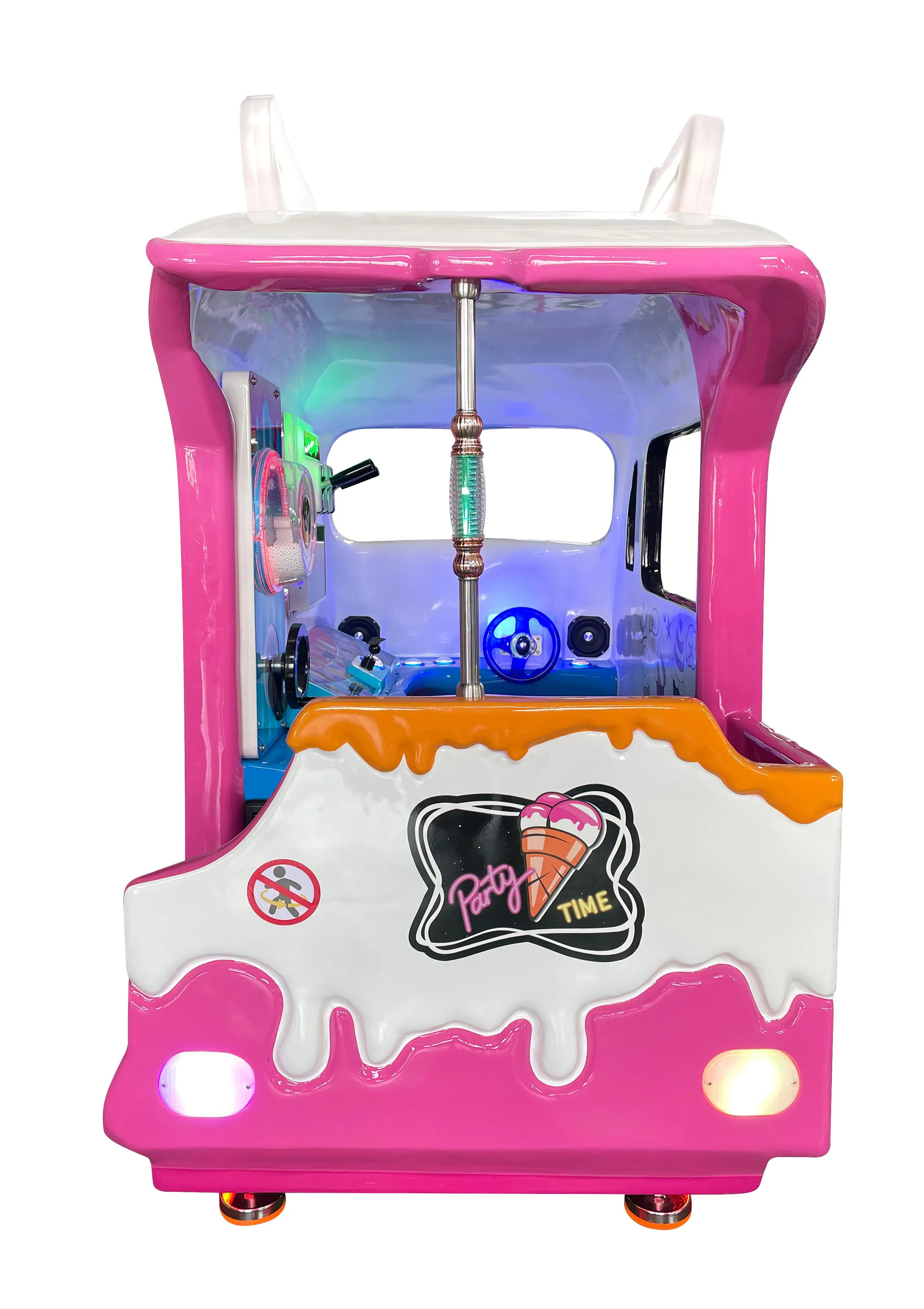 2024 CE virtual ice cream make 4 seat Family Entertainment kiddie rides indoor Coin Operated for Game Center kids playground