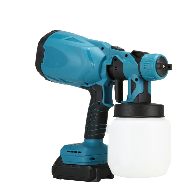 Portable Cordless Power Tool Paint Spray Gun Rechargeable Paint Sprayer Wireless Lithium Batteries Electric Spray Gun