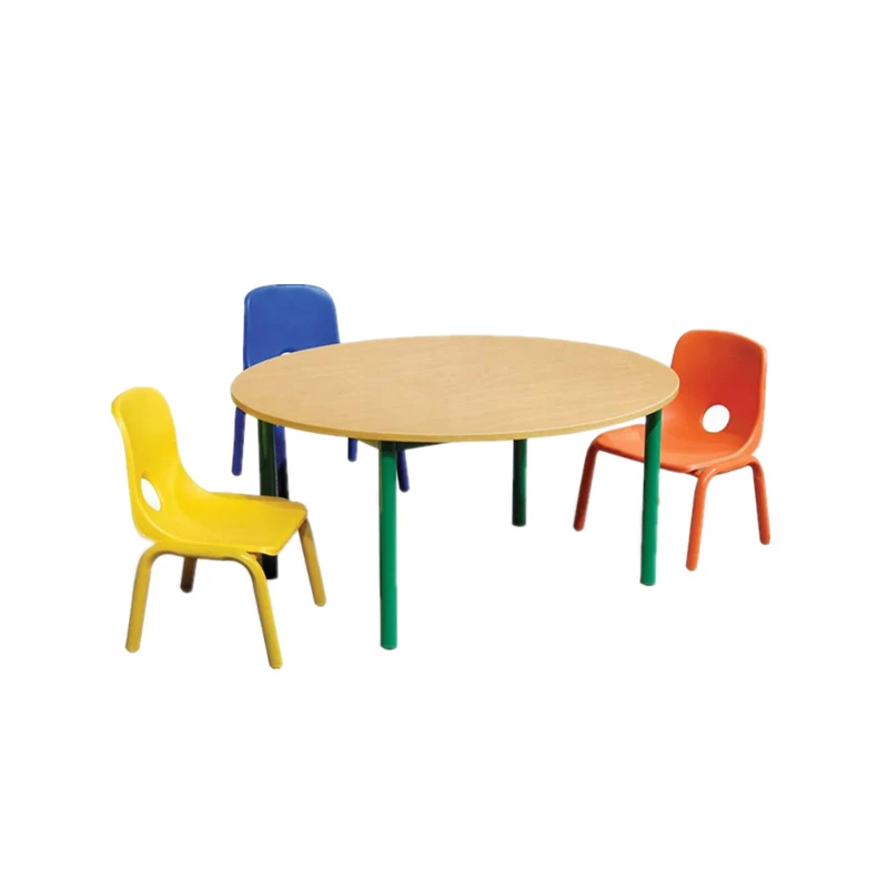 School Furniture Set Colorful Design Kids Study Plastic Table And Chair